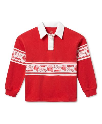 Junk Food Clothing Junk Food Clothing Unisex Kids Nfl Kansas City Chiefs Rugby Long Sleeve Tee