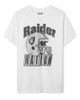Junk Food Clothing Junk Food Clothing Unisex Las Vegas Raiders Throwback Helmet Tee - 1