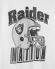 Junk Food Clothing Junk Food Clothing Unisex Las Vegas Raiders Throwback Helmet Tee - 3
