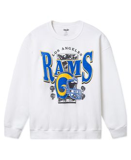 Junk Food Clothing Junk Food Clothing Unisex Los Angeles Rams Conversion Crew Fleece