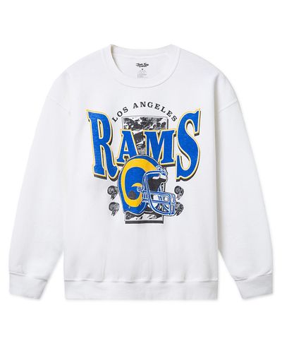 Junk Food Clothing Junk Food Clothing Unisex Los Angeles Rams Conversion Crew Fleece