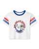 Junk Food Clothing Junk Food Clothing Unisex New England Patriots Striped Ringer Tee - 1