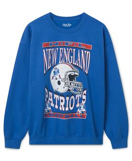 Junk Food Clothing Junk Food Clothing Unisex New York Giants Helmet Flea Market Crew Fleece Sweatshirt