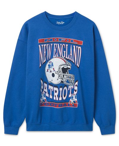 Junk Food Clothing Junk Food Clothing Unisex New York Giants Helmet Flea Market Crew Fleece Sweatshirt