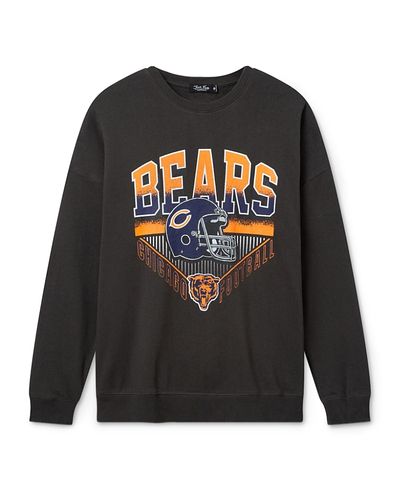Junk Food Clothing Junk Food Clothing Unisex Nfl Chicago Bears Drop Shoulder Crew Fleece
