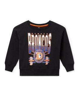 Junk Food Clothing Junk Food Clothing Unisex Nfl Denver Broncos Drop Shoulder Crew Fleece