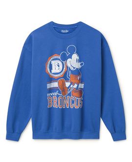 Junk Food Clothing Junk Food Clothing Unisex Nfl Denver Broncos Mickey Crew Fleece