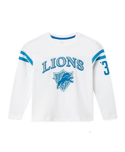 Junk Food Clothing Junk Food Clothing Unisex Nfl Detroit Lions Striped Long Sleeve Tee