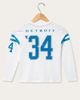 Junk Food Clothing Junk Food Clothing Unisex Nfl Detroit Lions Striped Long Sleeve Tee - 2