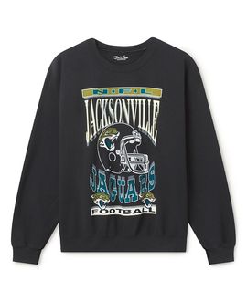 Junk Food Clothing Junk Food Clothing Unisex Nfl Jacksonville Jaguars Helmet Crew Fleece