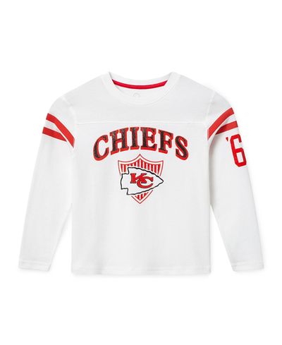 Junk Food Clothing Junk Food Clothing Unisex Nfl Kansas City Chiefs Striped Long Sleeve Tee