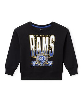 Junk Food Clothing Junk Food Clothing Unisex Nfl Los Angeles Rams Drop Shoulder Crew Fleece