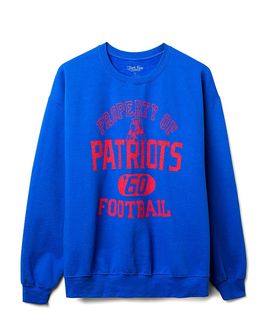 Junk Food Clothing Junk Food Clothing Unisex Nfl New England Patriots Property Flea Market Crew Fleece