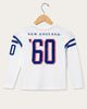 Junk Food Clothing Junk Food Clothing Unisex Nfl New England Patriots Striped Long Sleeve Tee - 2