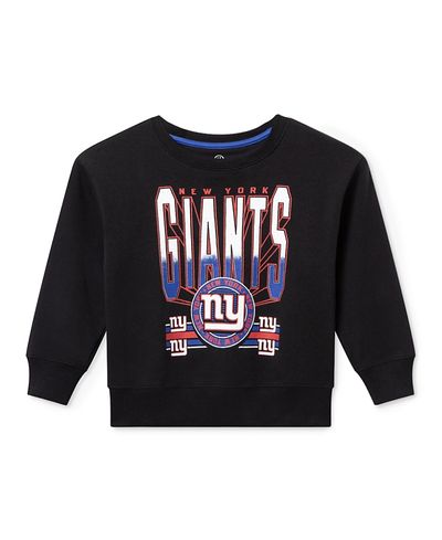 Junk Food Clothing Junk Food Clothing Unisex Nfl New York Giants Drop Shoulder Crew Fleece