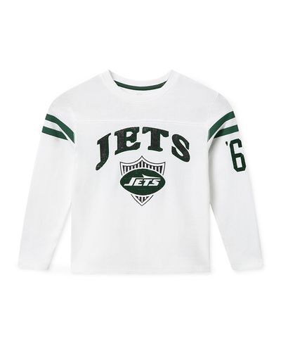 Junk Food Clothing Junk Food Clothing Unisex Nfl New York Jets Striped Long Sleeve Tee