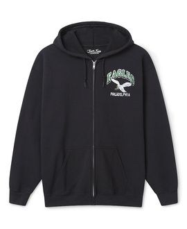 Junk Food Clothing Junk Food Clothing Unisex Nfl Philadelphia Eagles City Edition Crest Zip Up Hoodie