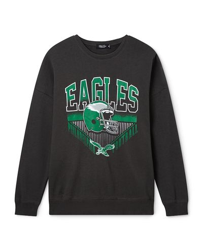 Junk Food Clothing Junk Food Clothing Unisex Nfl Philadelphia Eagles Drop Shoulder Crew Fleece