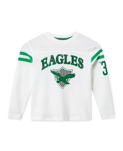 Junk Food Clothing Junk Food Clothing Unisex Nfl Philadelphia Eagles Striped Long Sleeve Tee