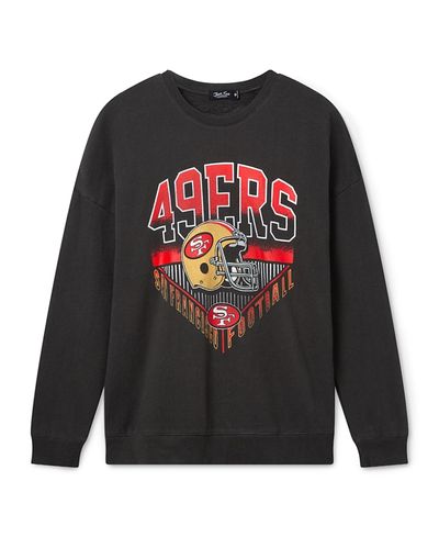 Junk Food Clothing Junk Food Clothing Unisex Nfl San Francisco 49ers Drop Shoulder Crew Fleece
