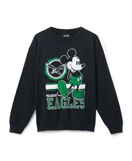 Junk Food Clothing Junk Food Clothing Unisex Philadelphia Eagles Mickey Crew Fleece