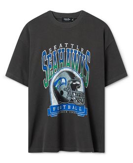 Junk Food Clothing Junk Food Clothing Unisex Seattle Seahawks Varsity Heavy Weight Tee