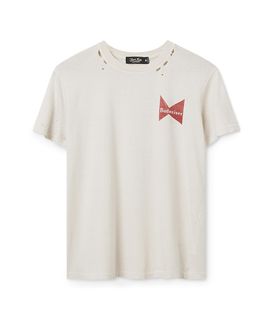 Junk Food Clothing Junk Food Clothing Women's Budweiser Shapes Vintage Destroy Tee
