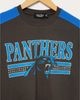 Junk Food Clothing Junk Food Clothing Women's Carolina Panthers Striped Bling Crop Tee - 2