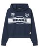 Junk Food Clothing Junk Food Clothing Women's Chicago Bears Oversized Crop Hoodie - 1