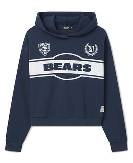 Junk Food Clothing Junk Food Clothing Women's Chicago Bears Oversized Crop Hoodie