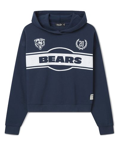 Junk Food Clothing Junk Food Clothing Women's Chicago Bears Oversized Crop Hoodie
