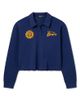 Junk Food Clothing Junk Food Clothing Women's Chicago Bears Polo Crop Fleece - 1