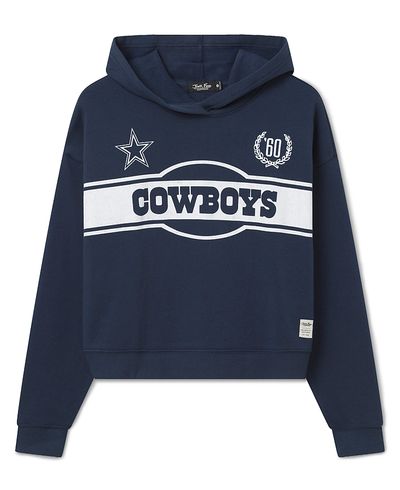 Junk Food Clothing Junk Food Clothing Women's Dallas Cowboys Oversized Crop Hoodie