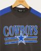 Junk Food Clothing Junk Food Clothing Women's Dallas Cowboys Striped Bling Crop Tee - 3
