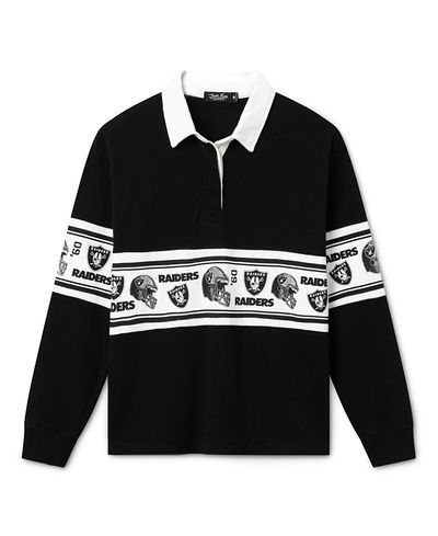 Junk Food Clothing Junk Food Clothing Women's Las Vegas Raiders Helmet Rugby Shirt