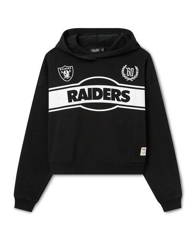 Junk Food Clothing Junk Food Clothing Women's Las Vegas Raiders Oversized Crop Hoodie