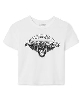 Junk Food Clothing Junk Food Clothing Women's Las Vegas Raiders Repeat Baby Tee