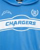 Junk Food Clothing Junk Food Clothing Women's Los Angeles Chargers Oversized Crop Hoodie - 3