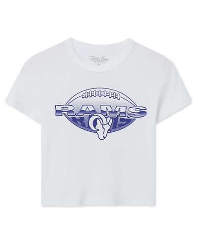 Junk Food Clothing Junk Food Clothing Women's Los Angeles Rams Repeat Baby Tee