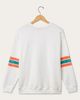 Junk Food Clothing Junk Food Clothing Women's Miami Dolphins Oversized Striped Fleece - 2