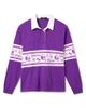 Junk Food Clothing Junk Food Clothing Women's Minnesota Vikings Helmet Rugby Shirt - 1
