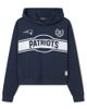 Junk Food Clothing Junk Food Clothing Women's New England Patriots Oversized Crop Hoodie - 1