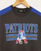 Junk Food Clothing Junk Food Clothing Women's New England Patriots Striped Bling Crop Tee - 3