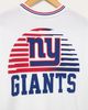 Junk Food Clothing Junk Food Clothing Women's New York Giants Cropped Striped Rib Fleece - 3