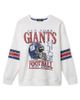 Junk Food Clothing Junk Food Clothing Women's New York Giants Oversized Striped Fleece - 1