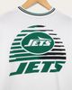 Junk Food Clothing Junk Food Clothing Women's New York Jets Cropped Striped Rib Fleece - 3