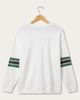 Junk Food Clothing Junk Food Clothing Women's New York Jets Oversized Striped Fleece - 2