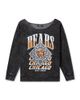 Junk Food Clothing Junk Food Clothing Women's Nfl Chicago Bears Off Shoulder Cropped Fleece - 1