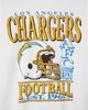 Junk Food Clothing Junk Food Clothing Women's Nfl Los Angeles Chargers Oversized Striped Fleece - 3