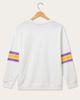 Junk Food Clothing Junk Food Clothing Women's Nfl Minnesota Vikings Oversized Striped Fleece - 2